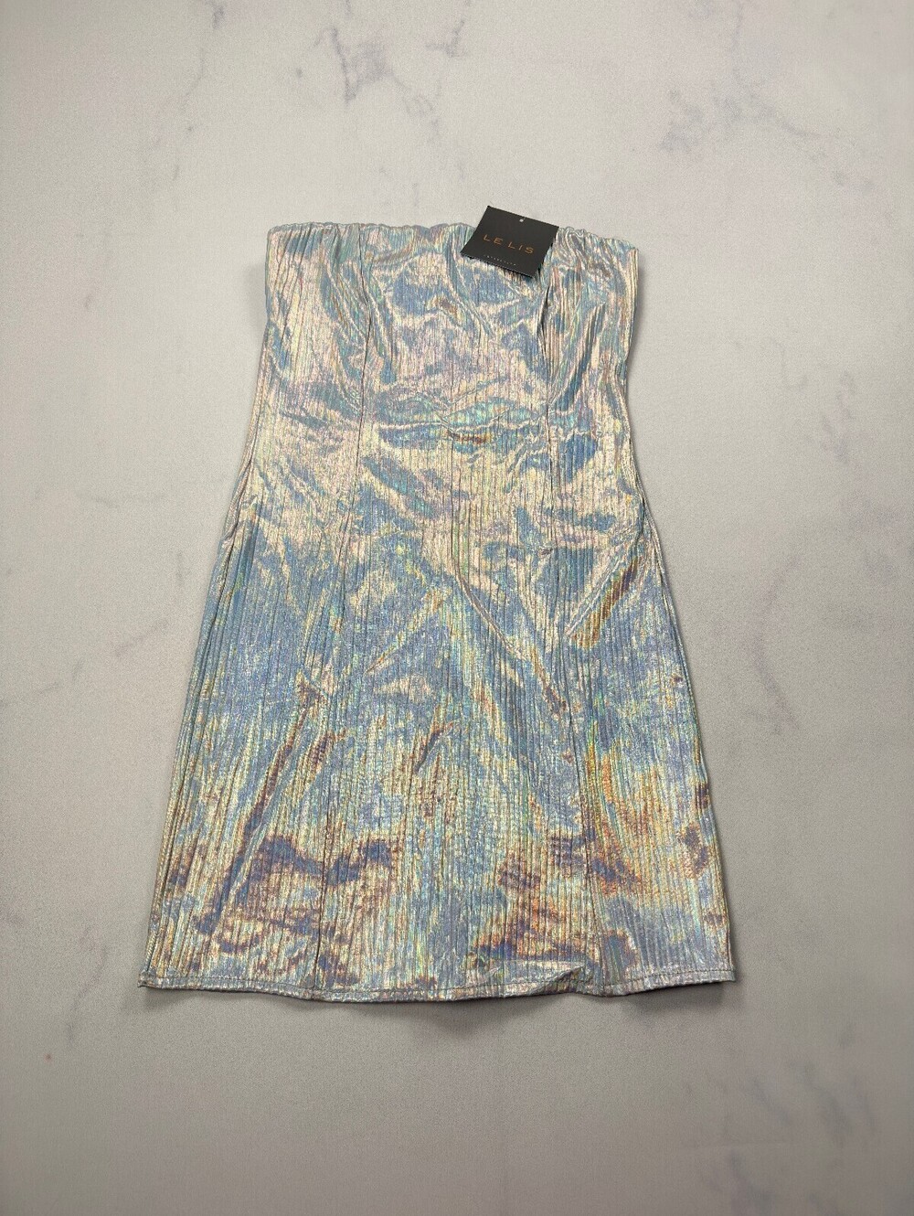 Le Lis Mini Dress Multicolor 2010s Fitted - Womens S NWT